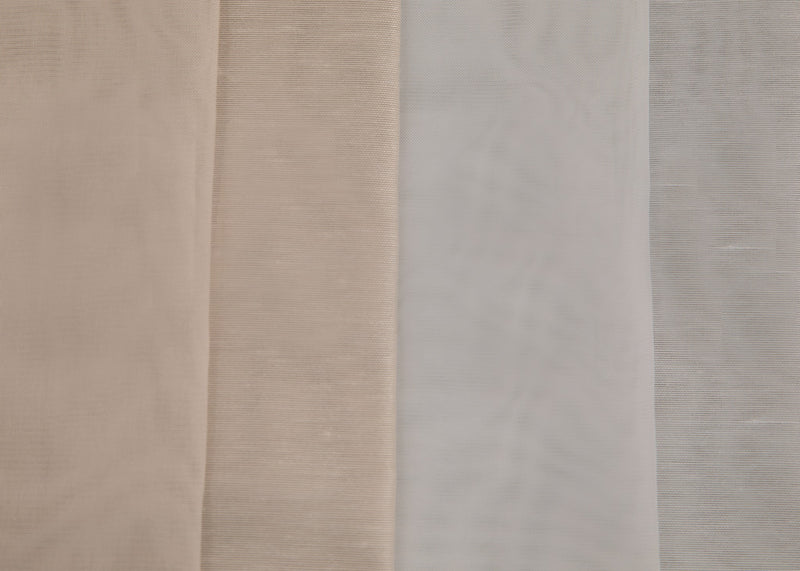 Curtain fabric - Light Gray Voile